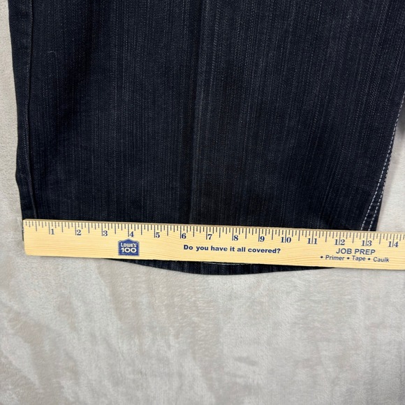 Y2K Urban Label Mens Black Denim Jean Shorts Baggy Embellished Size 38 - Picture 8 of 8